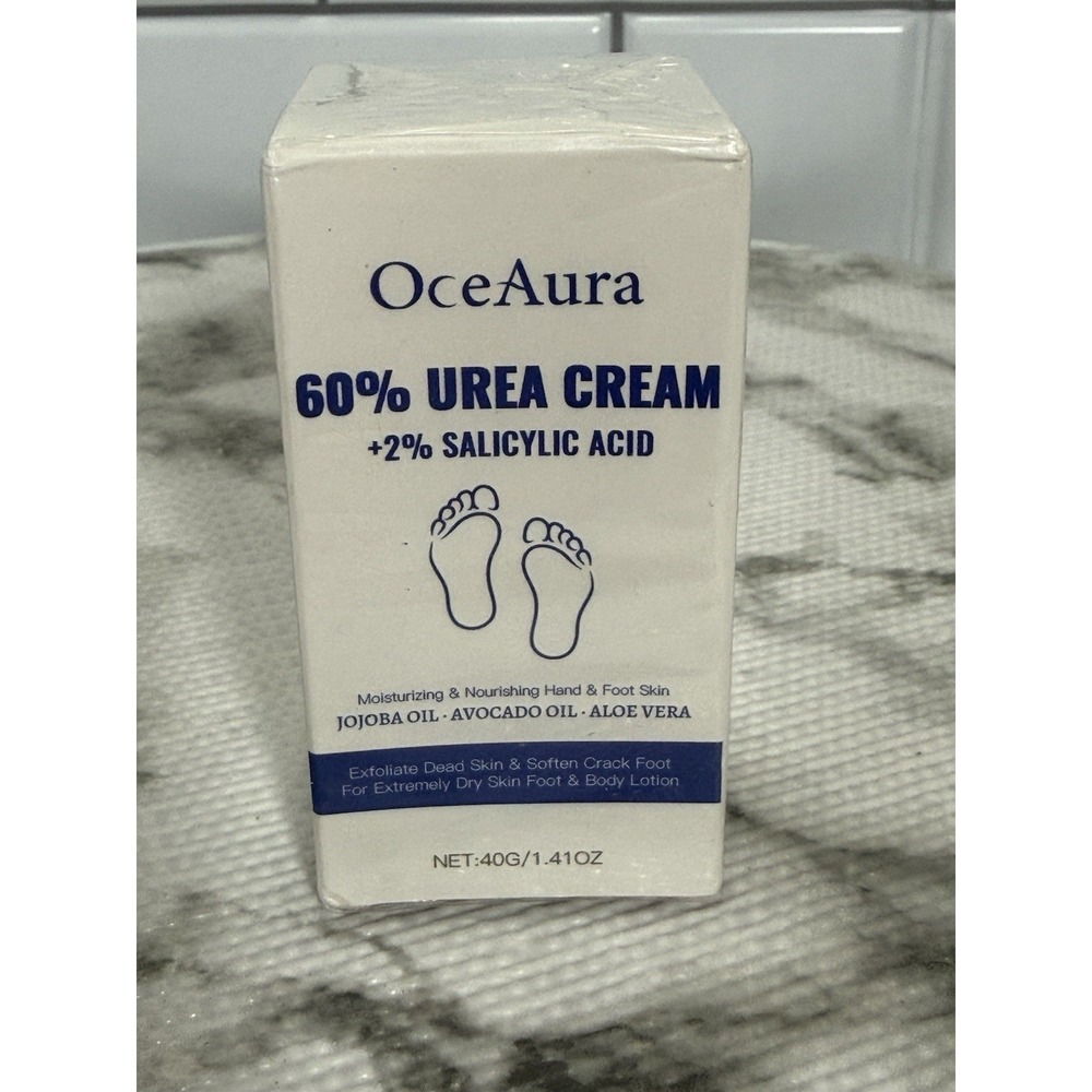 OceAura 60% Urea Cream 2% Salicylic Acid Foot Hand Skin Care 40g New